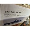Image 4 : USS Missouri  39"  Battleship Model w/Box