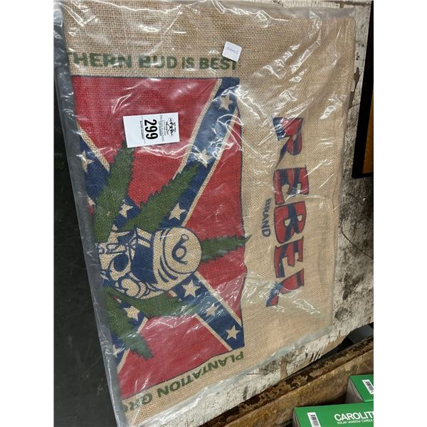 Rebel Confederate Potato Sack Tapestry