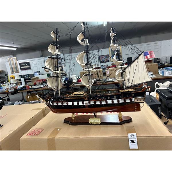USS Constitution Tall Ship Model  29"  w/Box