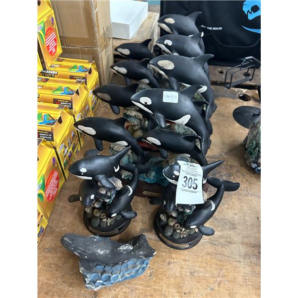 Asst. Killer Whale Figurines