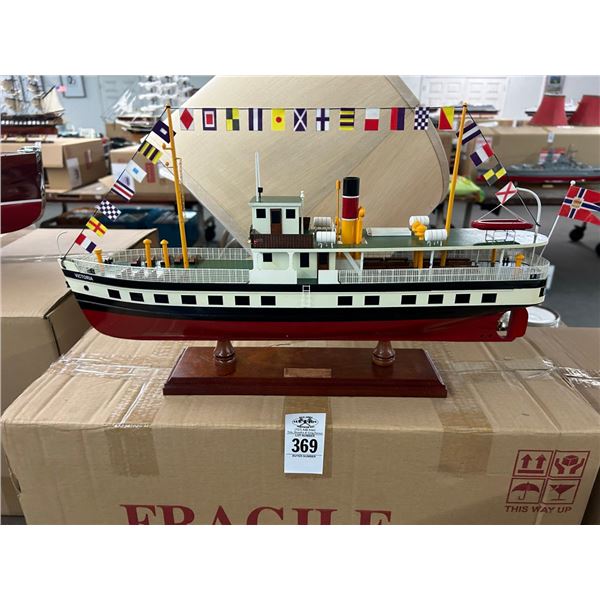 Victoria 19"  Wooden Ship Model w/Box