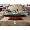 Image 1 : Victoria 19"  Wooden Ship Model w/Box