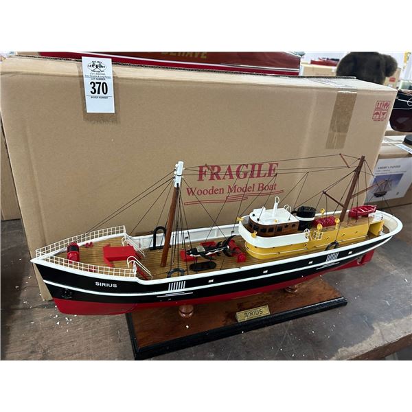 SS Sirius  25"  Ship Model w/Box