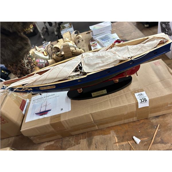 Bluenose  23"  Sailboat Model w/Box