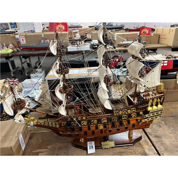 Sovereign of The Seas  26"  Tall Ship Model w/Box