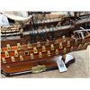 Image 2 : HMS Victory  34"  Tall Ship Model w/Box