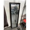 Image 1 : Mocha Trim  14"  X  48"  Vanity Mirror - No Shipping