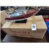 Image 1 : Reba Aquarama Mahogany Run About Model 14"  w/Box