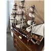 Image 2 : USS Constitution  39"  Tall Ship Model w/Box