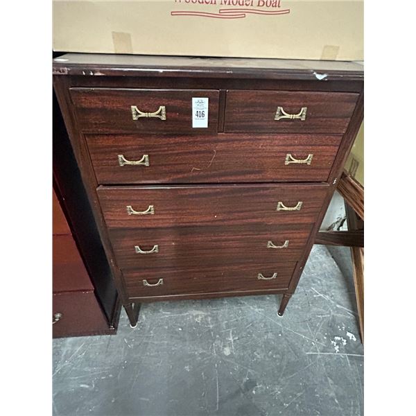 Oak Style  2/4  Drawer Chest