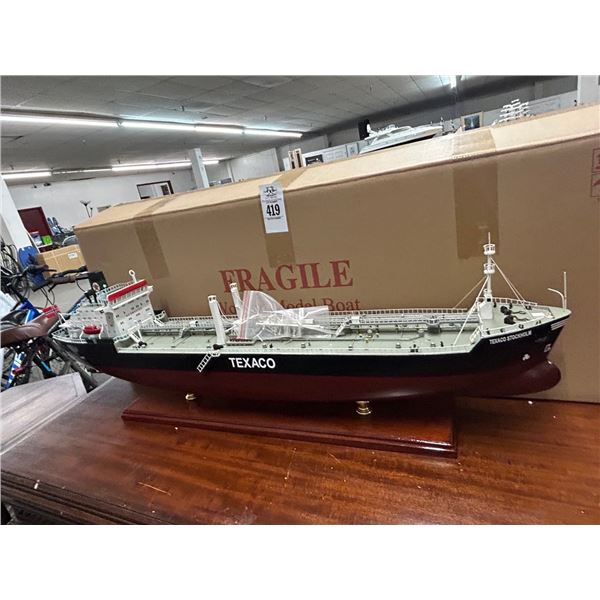 Texaco Stockholm  32"  Freighter Model w/Box