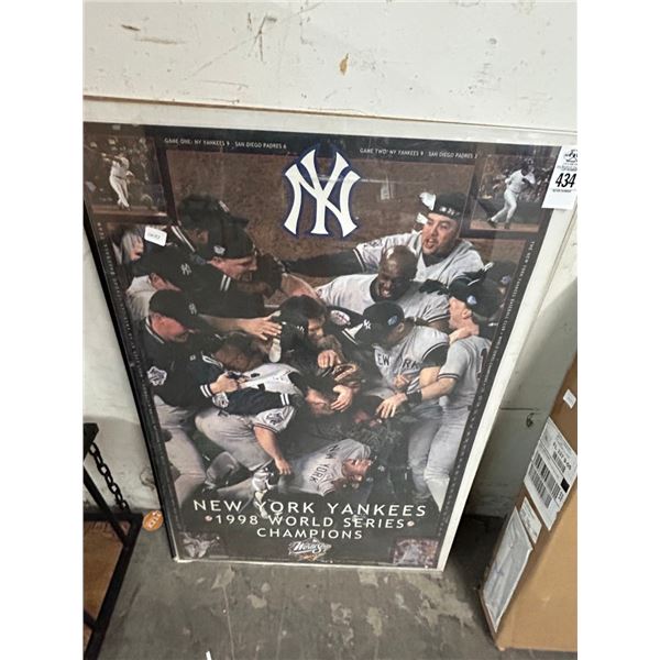 NY Yankees 1998 World Series Poster