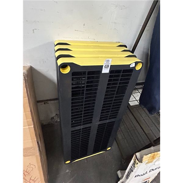 Plastic Storage Shelving - 4 Shelves
