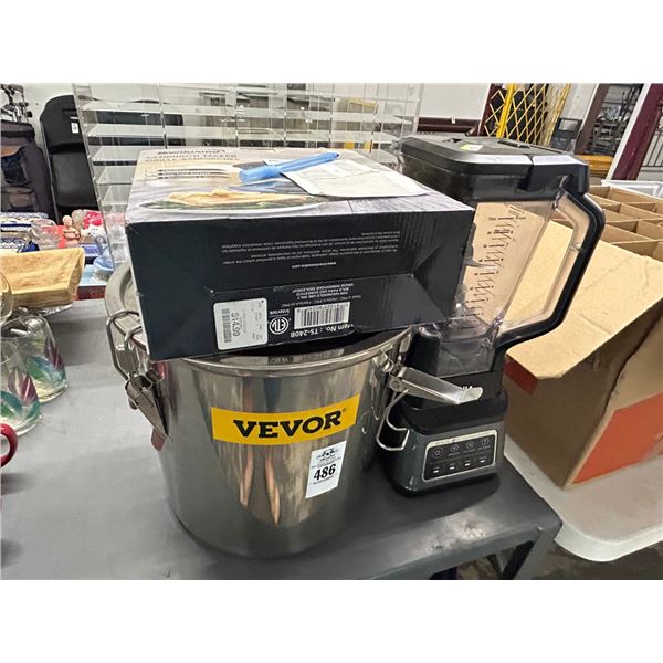 Ninja Blender, Vevor Distiller, Sandwich Press