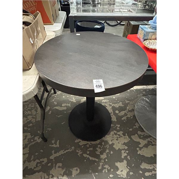 Mocha Round Pedestal 2 Top Dining Table