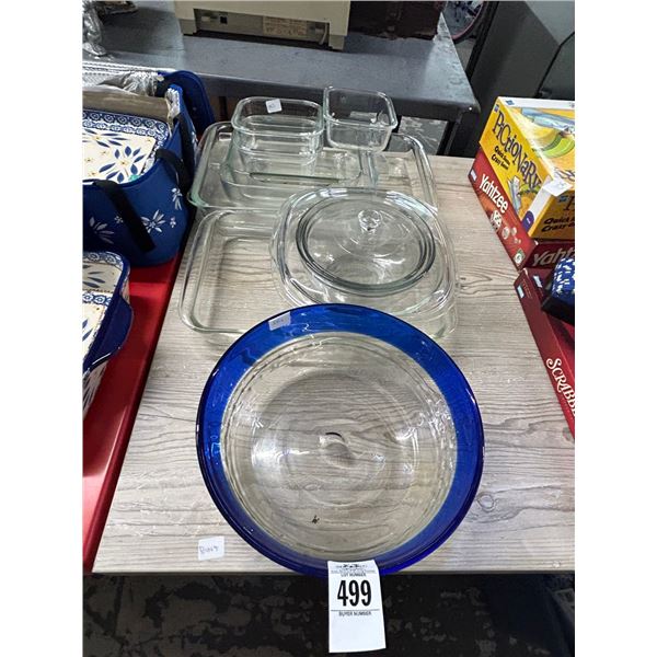 Asst. Pyrex Glass Bakeware