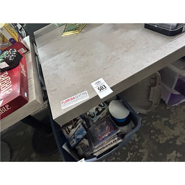 New Pedestal Square 4 Top Dining Tables Asst. 4