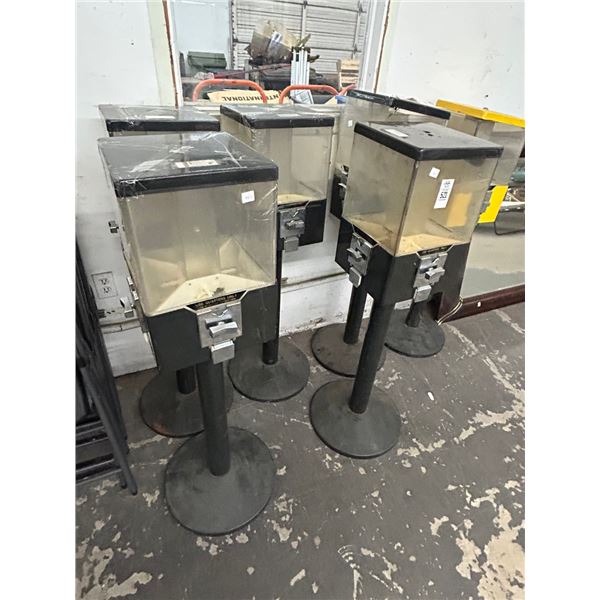 6-Coin OP Pedestal Candy Dispensers - 6 X $