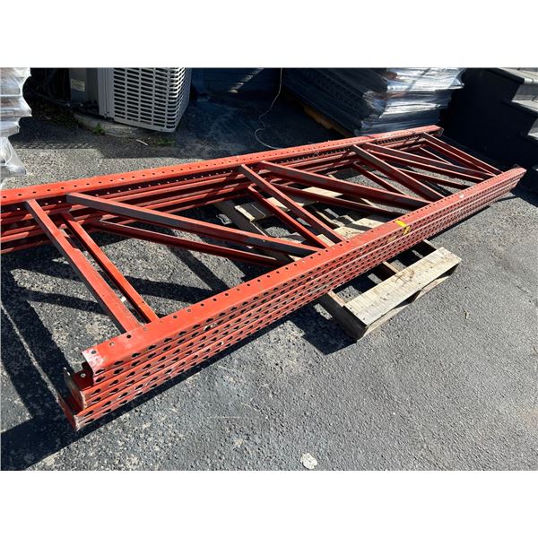 12'  Pallet Rack Tear Drop Uprights - 3