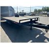 Image 2 : 2004 Econo Line T/A  20'  Tip Deck Equip Trailer w/Ring Hitch