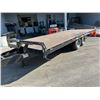 Image 3 : 2004 Econo Line T/A  20'  Tip Deck Equip Trailer w/Ring Hitch