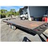 Image 5 : 2004 Econo Line T/A  20'  Tip Deck Equip Trailer w/Ring Hitch