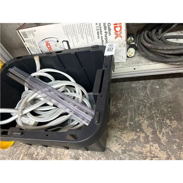 HDX Pump Sprayer, HDX Ext. Cord, Lighted Rope - Bottom Shelf