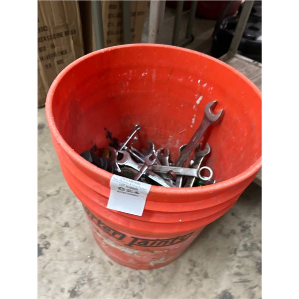 Bucket w/Combo Wrenches