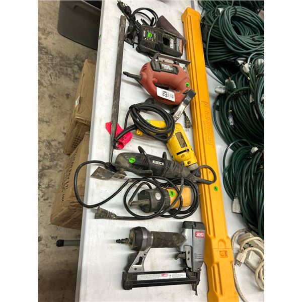 Dewalt Electric Drill, Router, Air Nailer, Jigsaw, Level