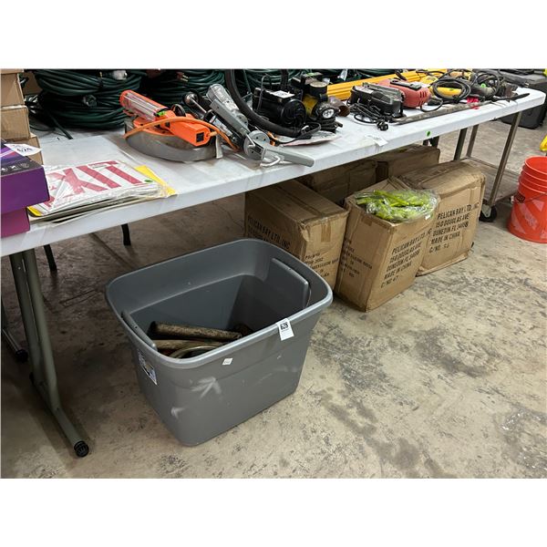 Plastic Folding  18"  X  8'  Tables - Pair