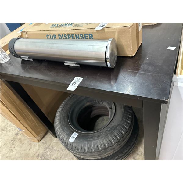 Mocha Square High Bar Table