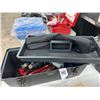 Image 1 : Plastic Toolbox w/Heat Gun, Chaulk Gun, Hammer