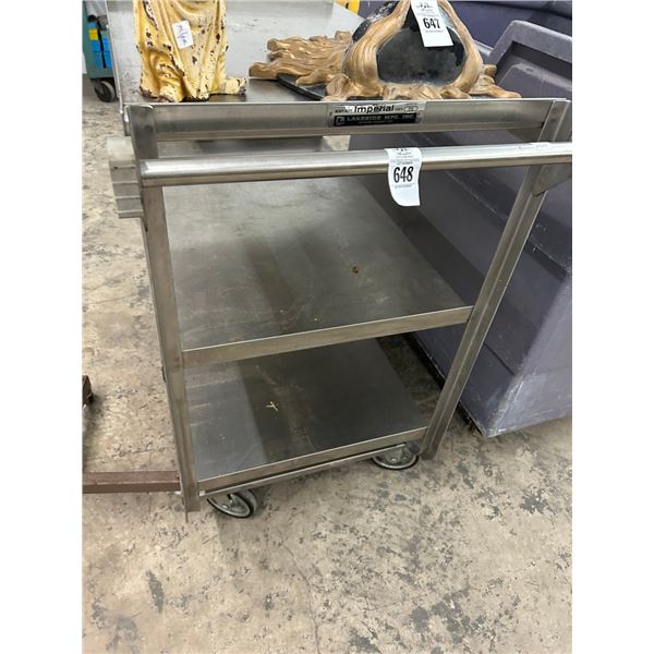 Lakeside SS  3 Shelf Cart