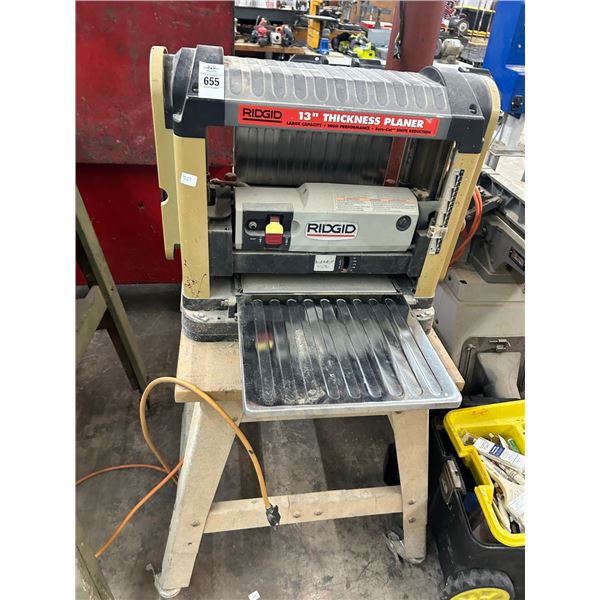 Ridgid 13"  Thickness Planer w/Stand