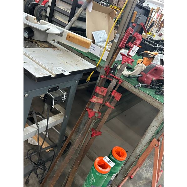 Red Industrial Wood Clamps - 4