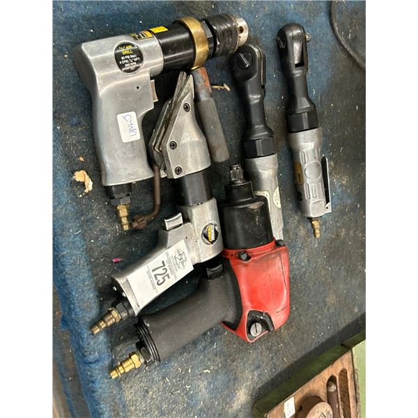5-Air Tool Shear Drill Impact - 5 X $