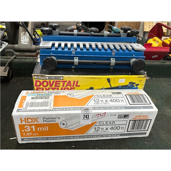 HDX Painter Plastic Roll, CM Dovetail Fixture Cutter