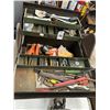 Image 1 : Metal Toolbox w/Asst. Tools, Hardware