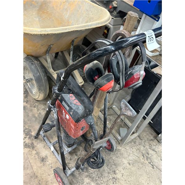 Hilti  TE905AVR  Jack Hammer w/Cart