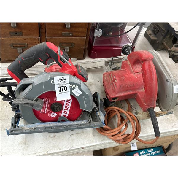 Milwaukee/Craftsman Circular Saws - 2