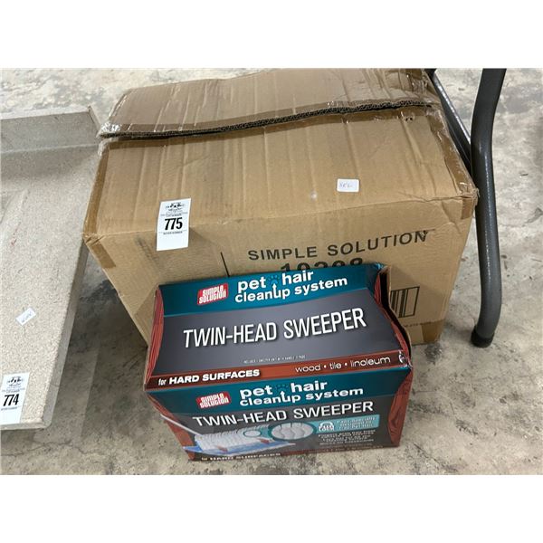 6-Pet Hair Twin Head Clean Up System - 6 X $