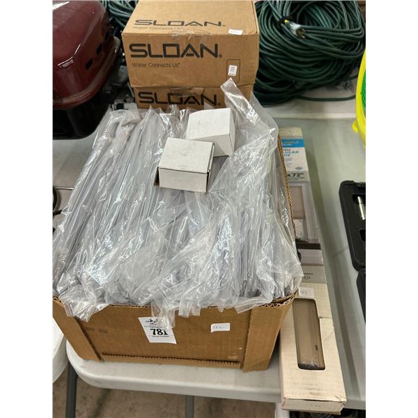 Cordless Cellular Shade, Sloan Flush Fixtures 3, Plexi Glass Dividers