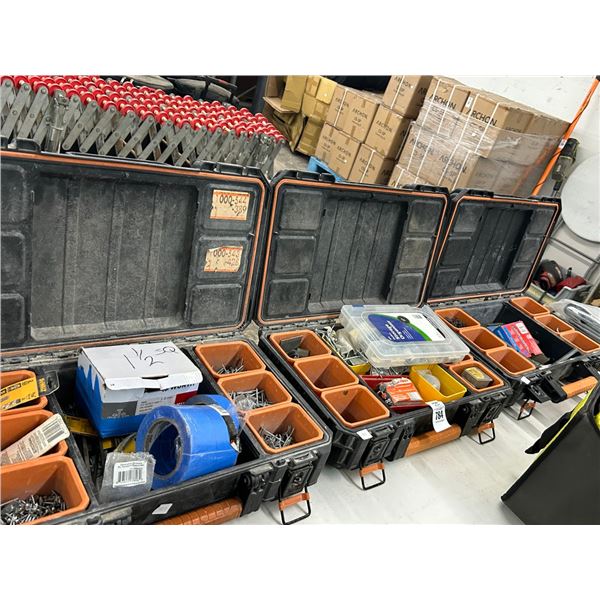 Ridgid Hardware Bins 3 w/Asst. Hardware