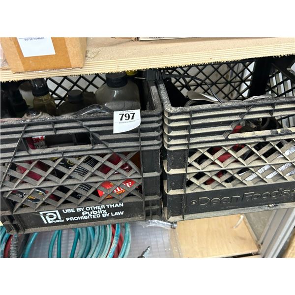 Solder Guns, Finishing Solvents, Wall Hooks, Spray Gun On Shelf