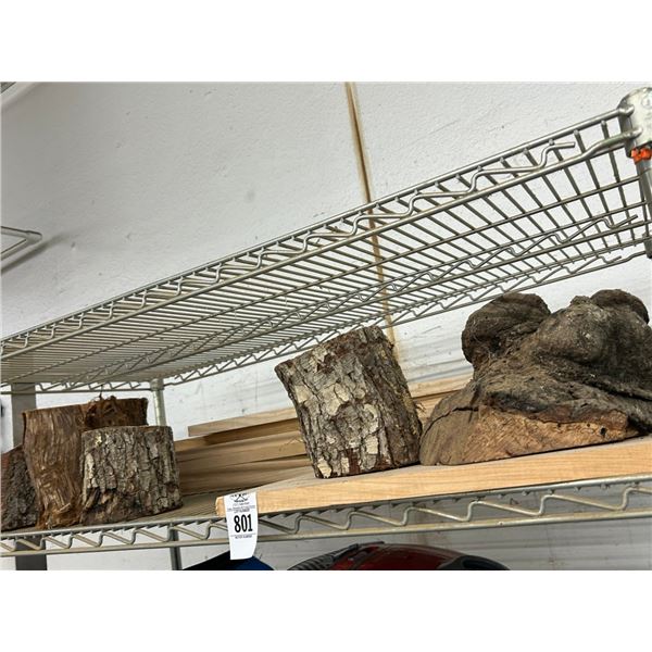Asst. Raw Wood Cutson Shelf