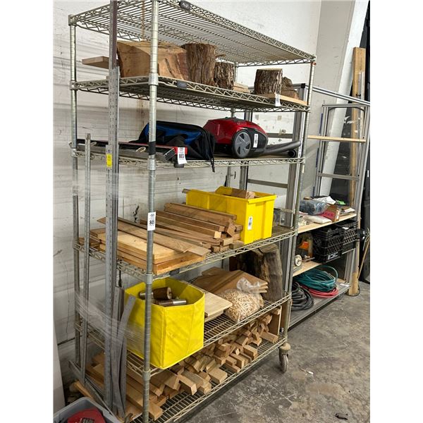 6 Shelf Metro Rolling Cart