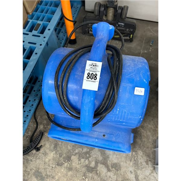 Blue Carpet Blower Fan