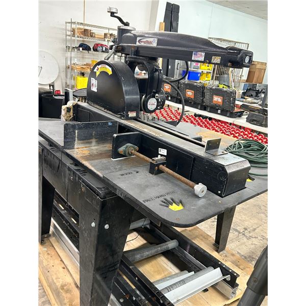 Original Industrial Radial Armsaw  w/15'  Tables