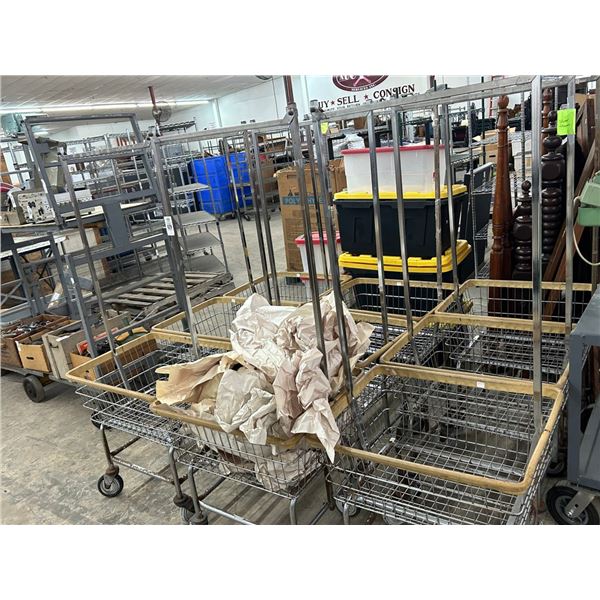 9-Laundry Carts - 9 X $