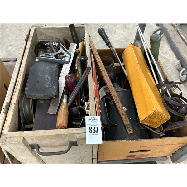 Boxes 2  w/Asst. Hand Tools